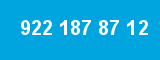 922 187 87 12